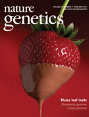 Nature Genetics magazine cover
